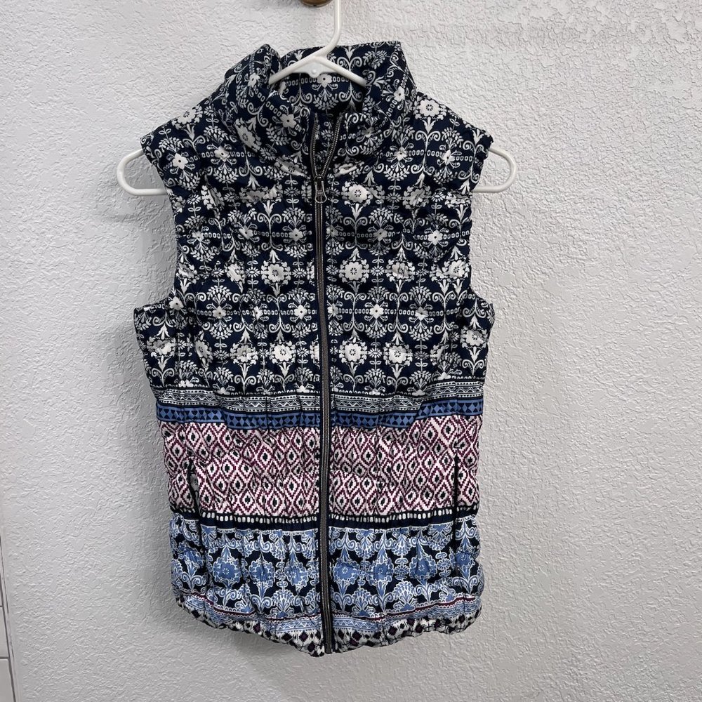 Anthropologie Pure + Good Puffer Vest with Detachable Hood